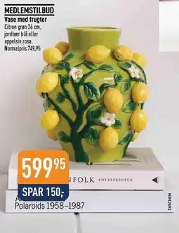 Imerco Vase med frugter tilbud
