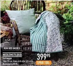 Imerco Vattæppe tilbud