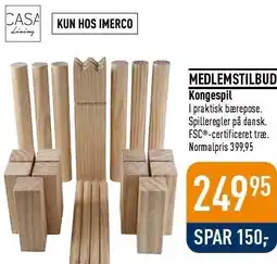 Imerco Kongespil tilbud