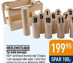 Imerco Tal kubb havespil tilbud
