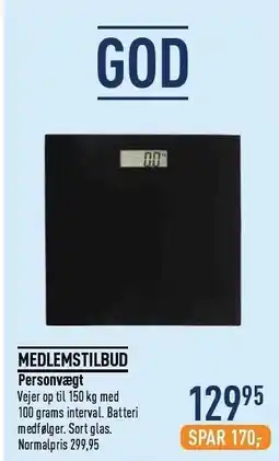 Imerco Personvægt tilbud