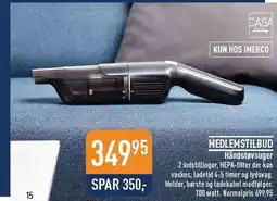 Imerco Håndstøvsuger tilbud