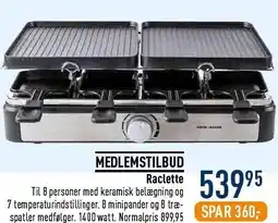 Imerco Raclette tilbud