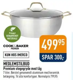 Imerco Premium stegegryde med låg tilbud