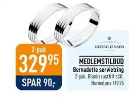 Imerco Bernadotte servietring tilbud
