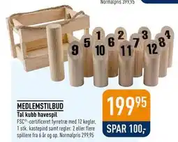Imerco Tal kubb havespil tilbud