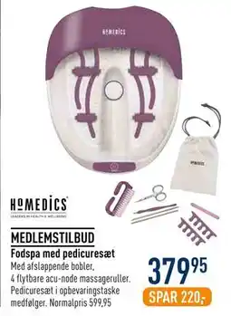 Imerco Fodspa med pedicuresæt tilbud