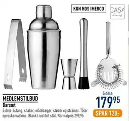 Imerco Barsæt tilbud