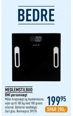 Imerco BMI personvægt tilbud