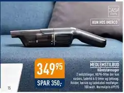 Imerco Håndstøvsuger tilbud