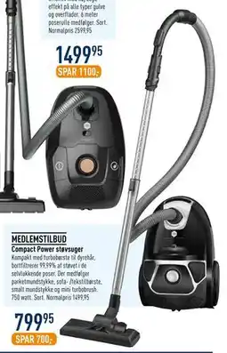 Imerco Compact Power støvsuger tilbud