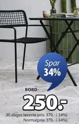 JYSK BORD tilbud