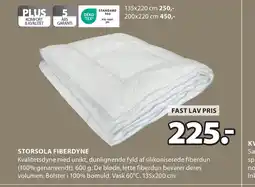 JYSK STORSOLA FIBERDYNE tilbud