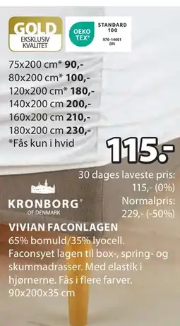 JYSK VIVIAN FACONLAGEN tilbud
