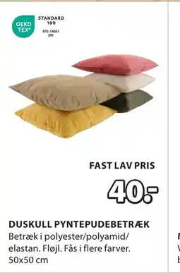 JYSK DUSKULL PYNTEPUDEBETRÆK tilbud