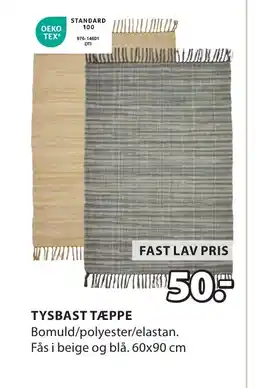 JYSK TYSBAST TÆPPE tilbud