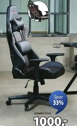 JYSK GAMER-STOL tilbud