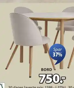 JYSK BORD tilbud