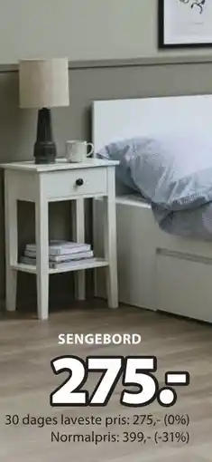 JYSK SENGEBORD tilbud