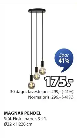 JYSK MAGNAR PENDEL tilbud