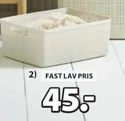 JYSK JUTE KURV Plast. tilbud