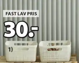 JYSK JUTE KURV Plast. tilbud