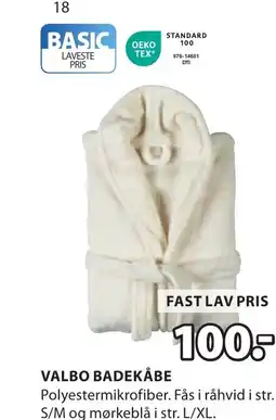 JYSK VALBO BADEKÅBE tilbud