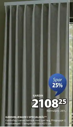 JYSK Spar 25% tilbud