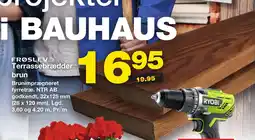 Bauhaus FRØSLEV Terrassebrædder tilbud