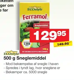 Bauhaus 500 g Sneglemiddel tilbud