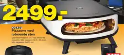 Bauhaus Pizzaovn med roterende sten tilbud