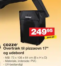 Bauhaus Cozze Overtræk til piz og udebord zaovn 17" tilbud