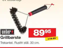 Bauhaus Weber grillbørste tilbud