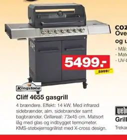 Bauhaus Cliff 4655 gasgrill tilbud