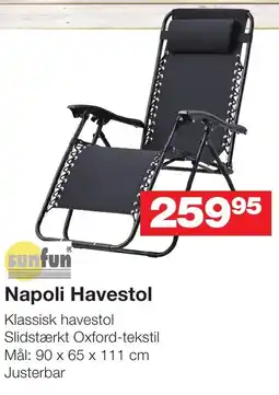 Bauhaus Napoli Havestol tilbud