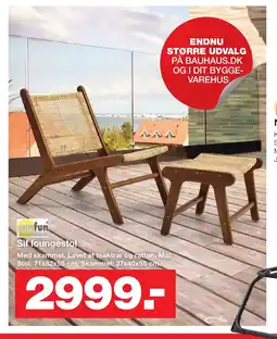 Bauhaus Sif loungestol tilbud