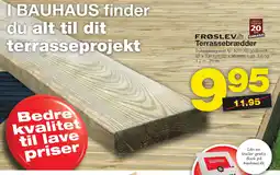 Bauhaus FRØSLEV GARANTI Terrassebrædder tilbud