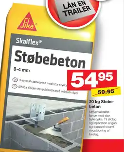 Bauhaus Støbe- beton tilbud