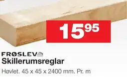 Bauhaus FRØSLEV Skillerumsreglar tilbud