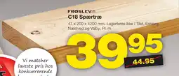 Bauhaus FRØSLEV C18 Spærtræ tilbud