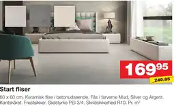 Bauhaus Start fliser tilbud
