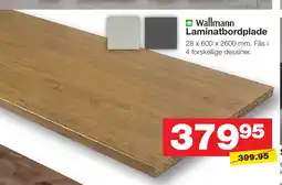 Bauhaus Wallmann Laminatbordplade tilbud