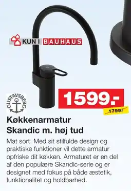 Bauhaus Køkkenarmatur Skandic m. høj tud tilbud