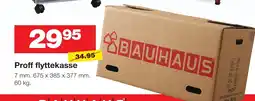Bauhaus Proff flyttekasse tilbud