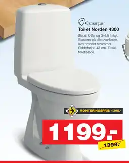 Bauhaus Toilet Norden 4300 tilbud