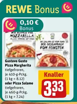 REWE DE Gustavo Gusto Pizza Margherita tilbud