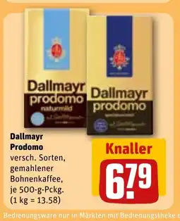 REWE DE Dallmayr prodomo naturmild prodomo tilbud