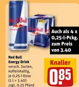 REWE DE Red Bull Energy Drink tilbud