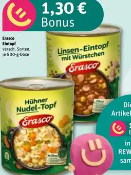 REWE DE Erasco Eintopf tilbud