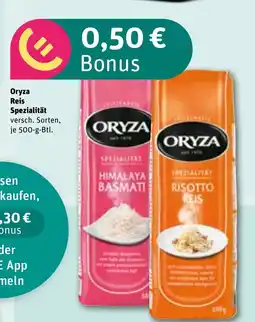REWE DE Oryza Reis Spezialität versch. Sorten, tilbud